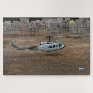 Bell UH-1H Huey with AACUS Jigsaw Puzzle