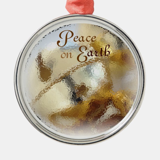 Bell under Glass Customize Ornament (Front)