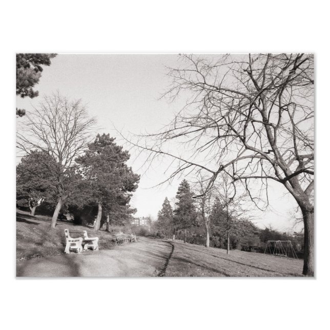 Bell Vue Park, Newport, Mon (Dec 1977) Photo Print