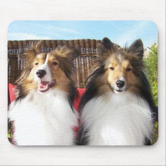 Bella and Grace - On the Porch Mousepad