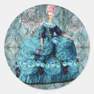 Bella Blue Marie Antoinette Sticker Seal