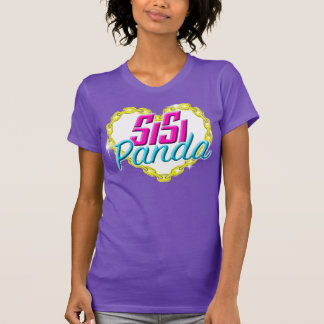 Bella Canvas Coeur féminin et T-shirt à chaîne