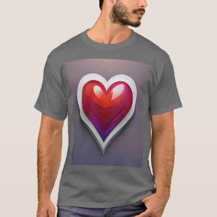 Bella+Canvas Short Sleeve T-Shirt with Heart Logo