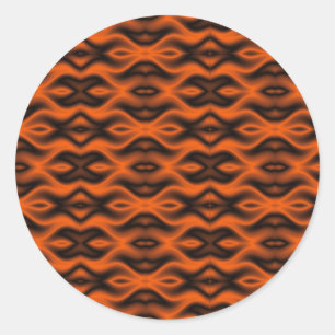 Bella canvas T-shirt with fire flame, Hallloween Classic Round Sticker