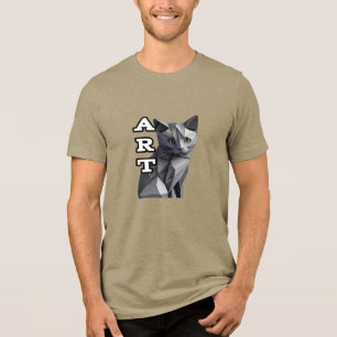 Bella+Canvas Tri-blend T-Shirt, Solid Black Trible Shirt