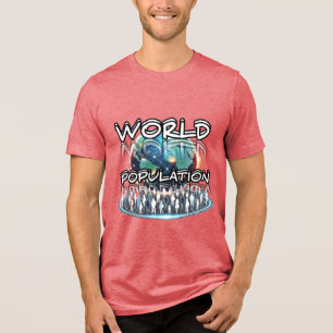 Bella+Canvas Tri-blend T-Shirt, Solid Black Trible Shirt