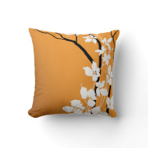 Bella Cherry Blossoms | tangerine orange white