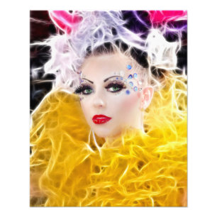 Bella Fashionista Model Photo Enlargement Print