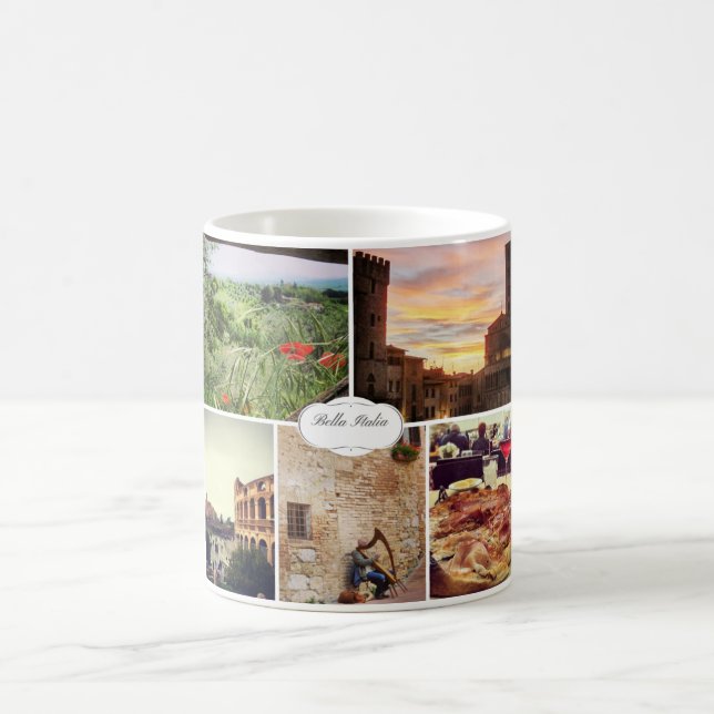 Bella Italia, Italy Souvenir Coffee Mug (Center)