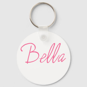 BELLA Italian for Beautiful Keychain
