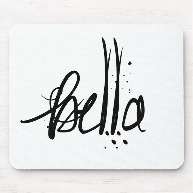 Bella Italian French Beauty Mouse Pad (Front)