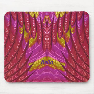 BELLA ~ Pretty 3D Pattern ~ Personalised  Mouse Pad