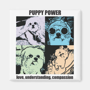 Bella Puppy Power Magnet