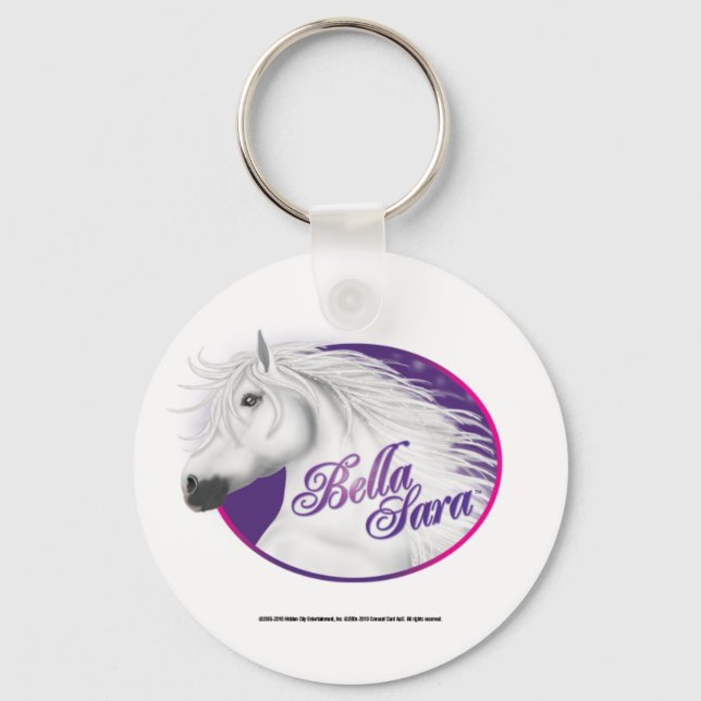 Bella Sara Logo Keychain (Front)