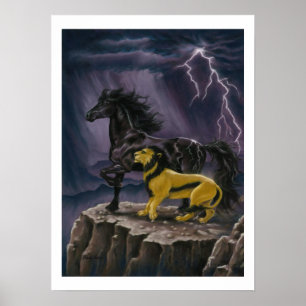 Bella Sara, Thunder - print