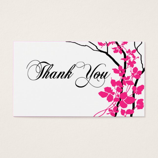 Bella Thank You Gift Tag Special Thanks (Front)