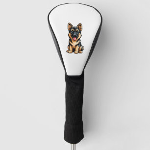 Bella the German Shepherd Pup Golf Head Cover