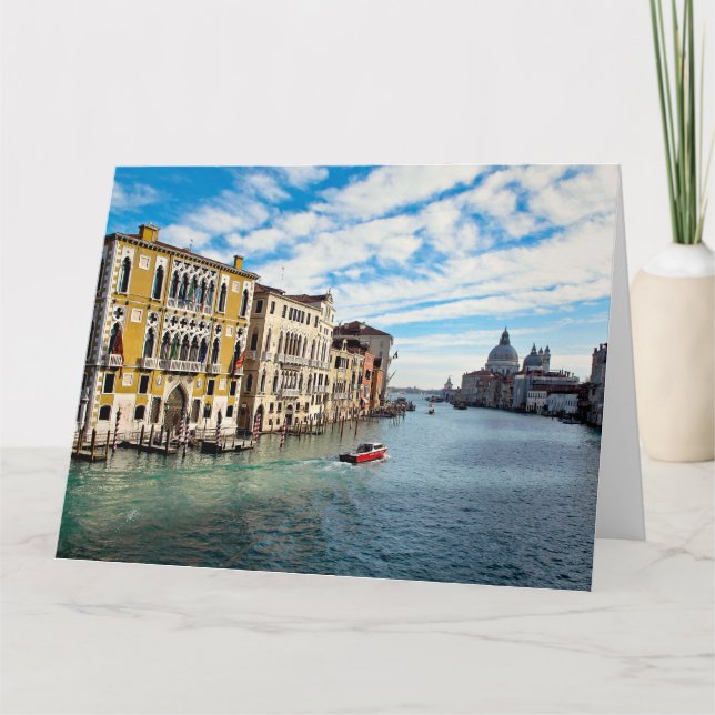 BELLA VENEZIA Jumbo Taille Carte de voeux (Devant)