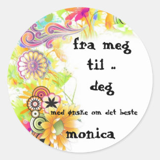 bellababells meg&deg classic round sticker