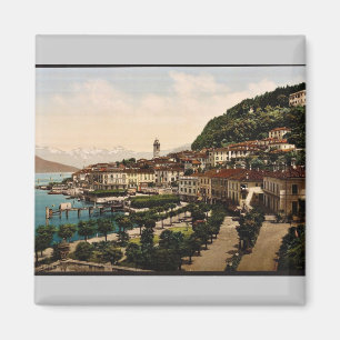 Bellagio, general view, Como, Lake of, Italy vinta Magnet