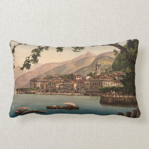 Bellagio I, Lake Como, Lombardy, Italy Lumbar Pillow