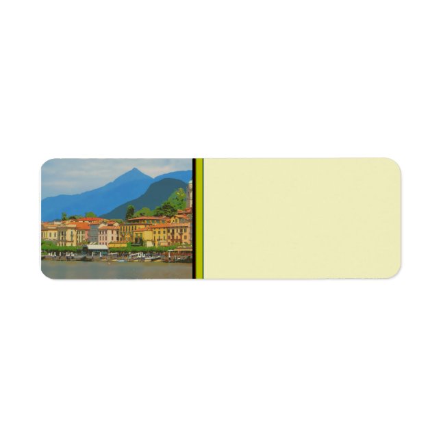 Bellagio Italy Poster Return Address Label (Front)