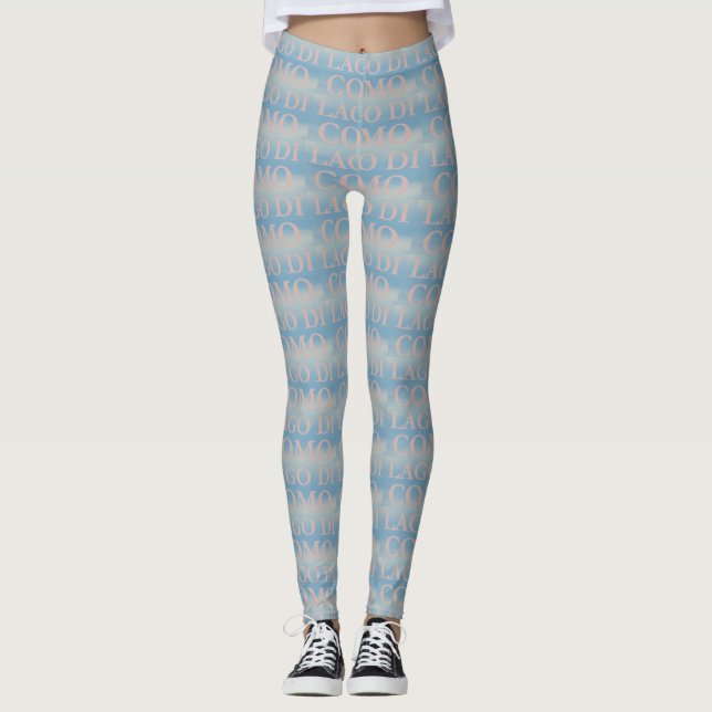 Bellagio Italy Poster Women's Leggings (Front)