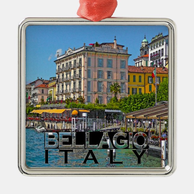 Bellagio Metal Ornament (Front)