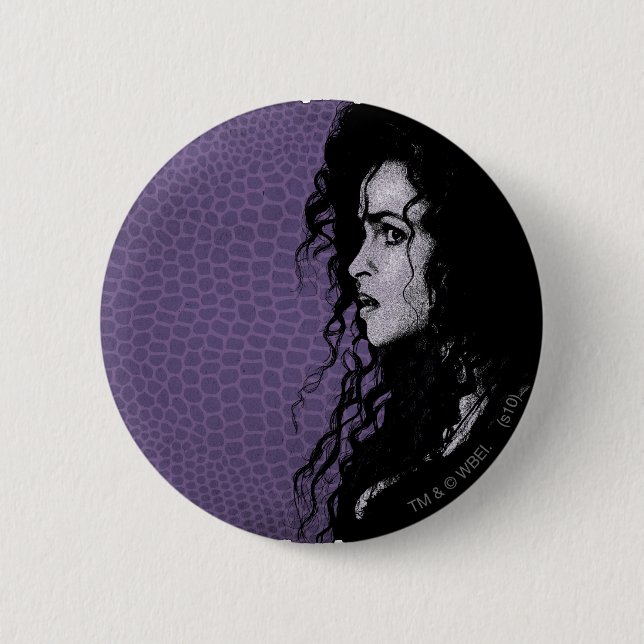 Bellatrix Lestrange 5 2 Inch Round Button (Front)