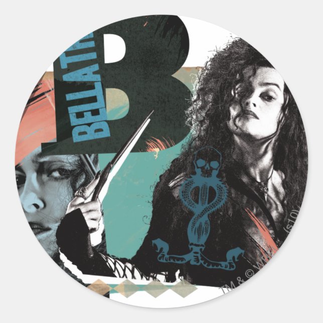 Bellatrix Lestrange 6 Classic Round Sticker (Front)