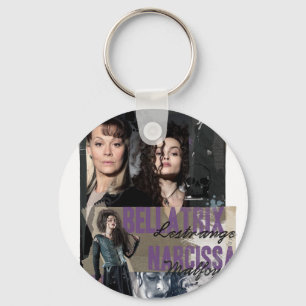 Bellatrix Lestrange and Narcissa Malfoy Keychain