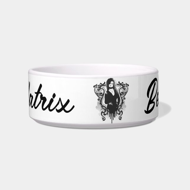Bellatrix Lestrange Dark Arts Design Bowl (Front)