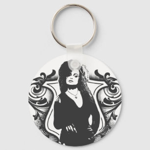 Bellatrix Lestrange Dark Arts Design Keychain