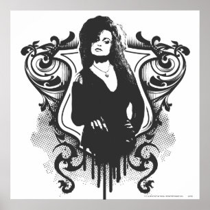 Bellatrix Lestrange Dark Arts Design Poster