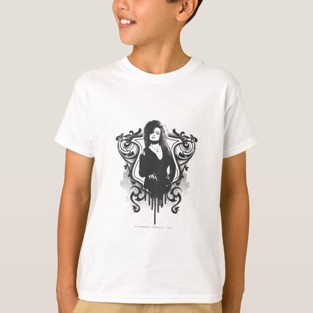 Bellatrix Lestrange Dark Arts Design T-Shirt (Front)
