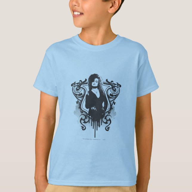 Bellatrix Lestrange Dark Arts Design T-Shirt (Front)