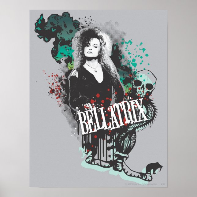 Bellatrix Lestrange Graphic Logo Poster (Front)