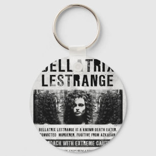Bellatrix Lestrange Wanted Poster Keychain