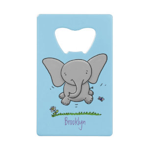 Belle adorable dessin d'éléphant bébé