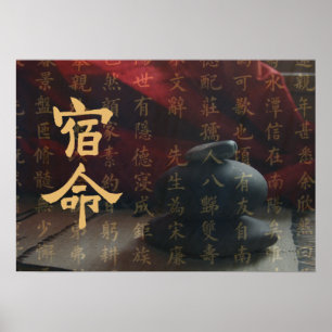 Belle affiche artistique Karma