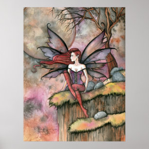 Belle affiche d'art de la fée Imprimer par Molly H