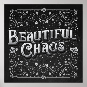 Belle affiche de Carré Chaos (24x24)
