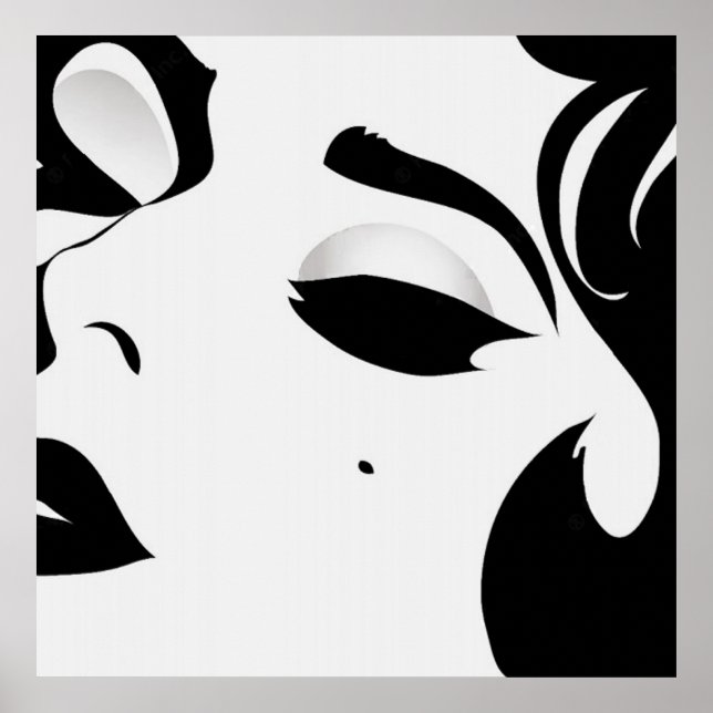 Belle affiche de femme (Devant)