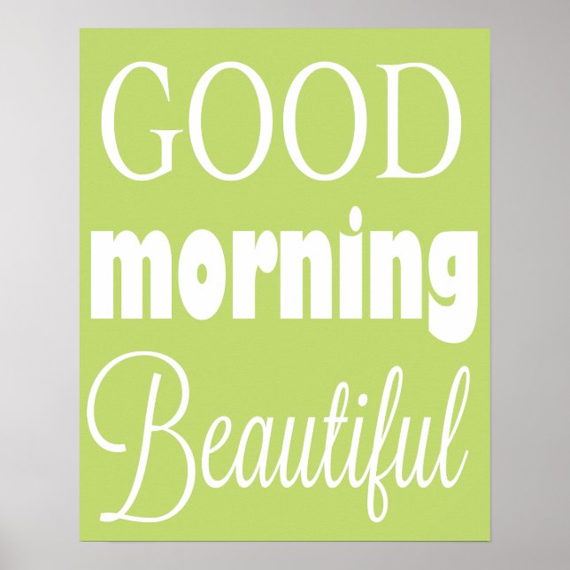 Belle affiche de Good Morning (Devant)