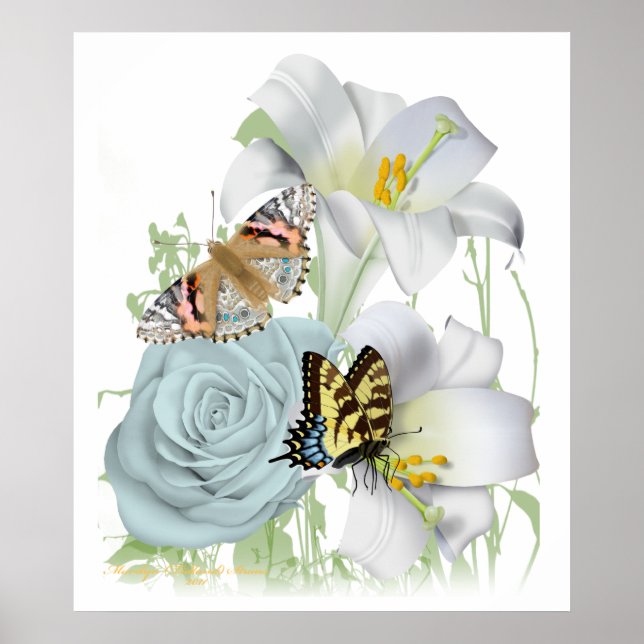 Belle affiche Garden Scene (Devant)