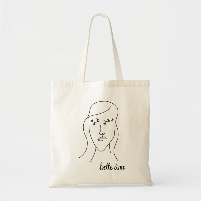 Belle Âme Minimalistic Tote Bag (Front)