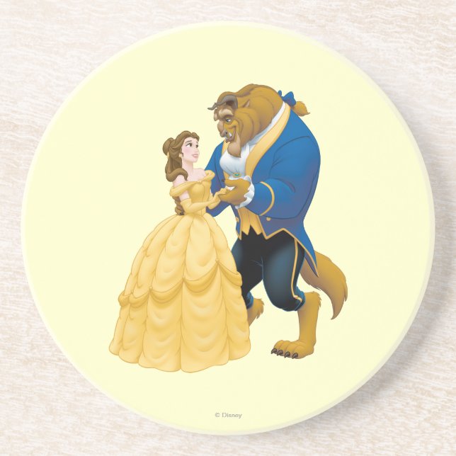 Belle and Beast Dancing Coaster (Front)