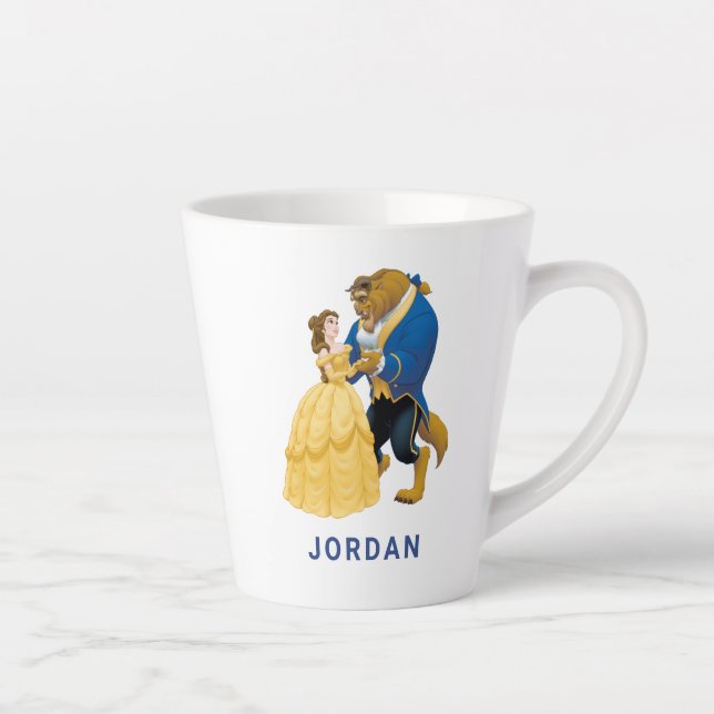 Belle and Beast Dancing Latte Mug (Right)
