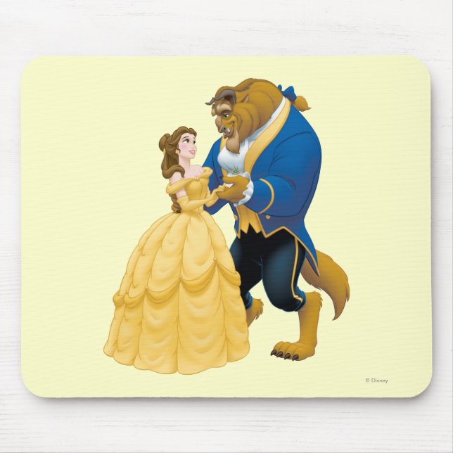 Belle and Beast Dancing Mouse Pad (Front)