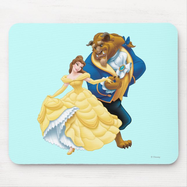 Belle and Beast Mouse Pad (Front)